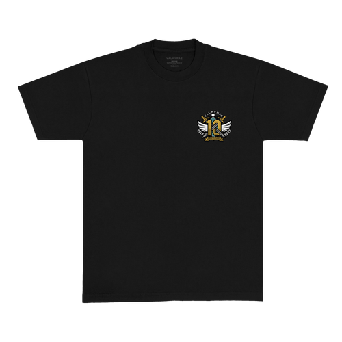 10 Year Black Tee