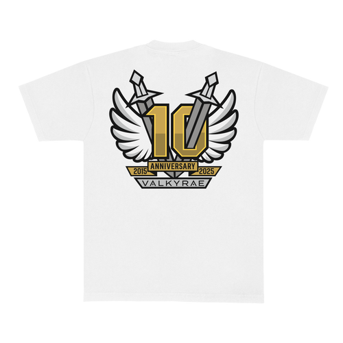 10 Year White Tee