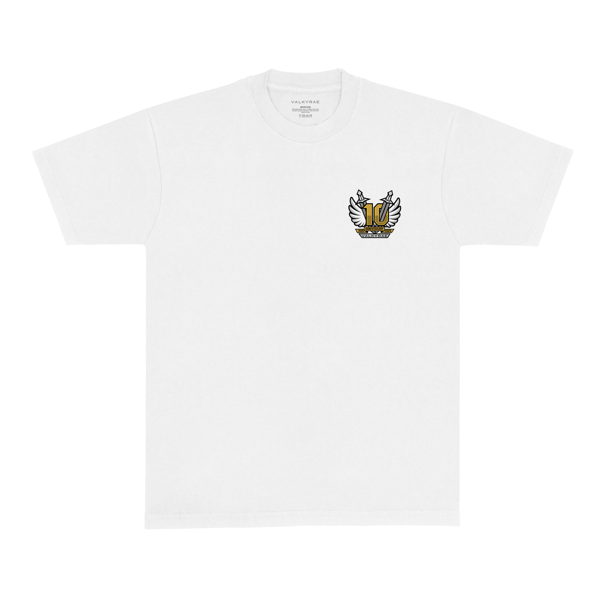 10 Year White Tee