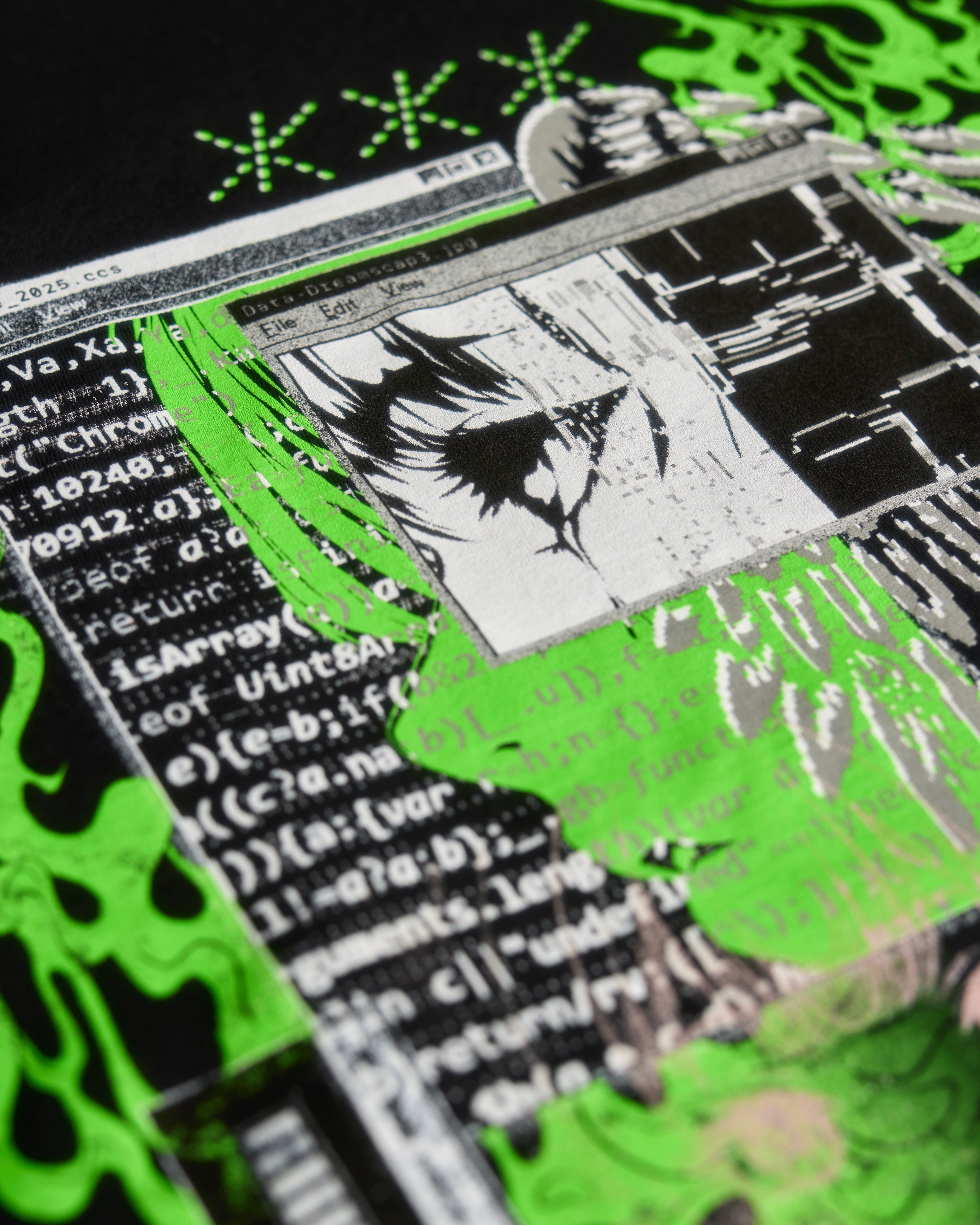 Data Dreamscape T-Shirt - Black