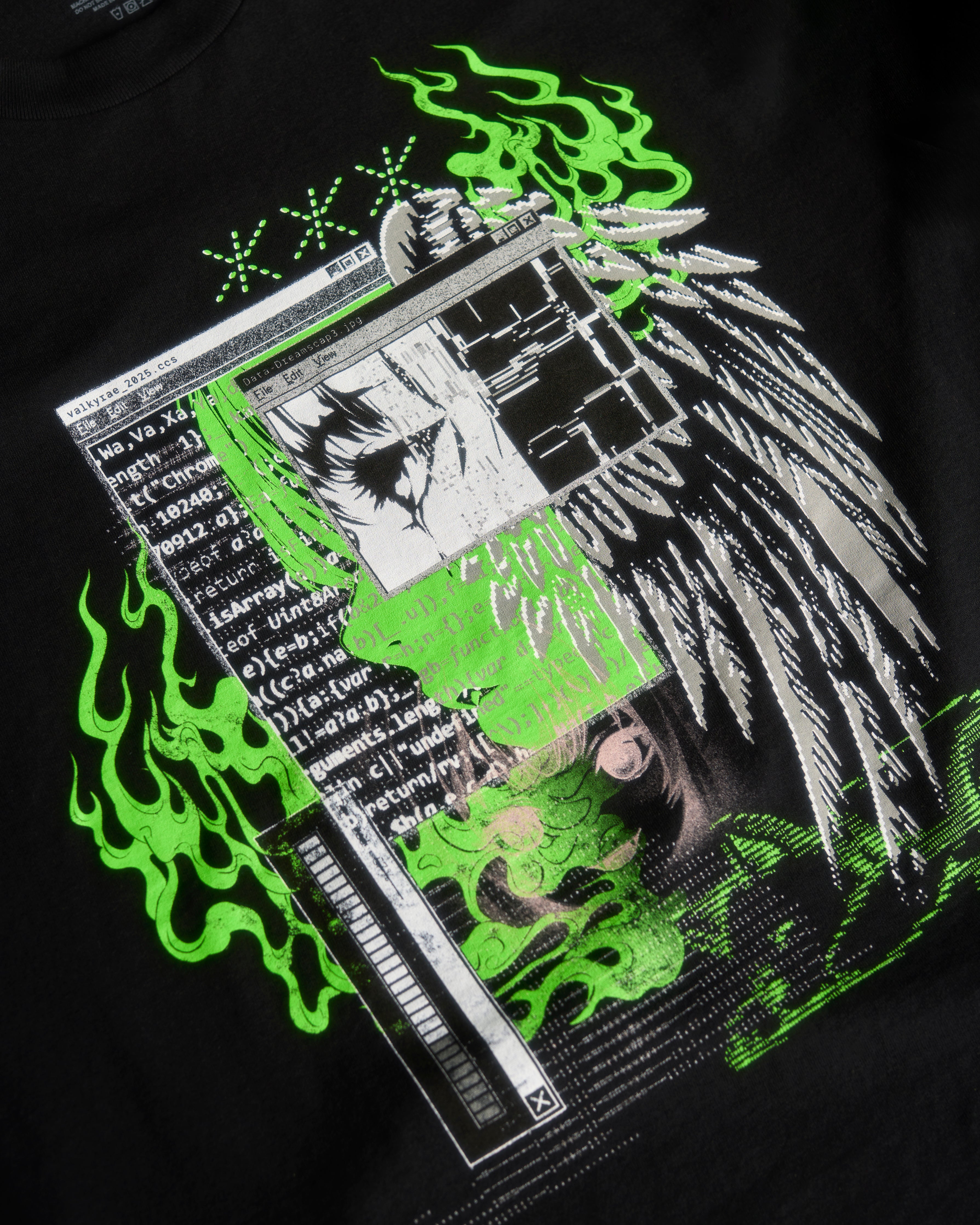 Data Dreamscape T-Shirt - Black