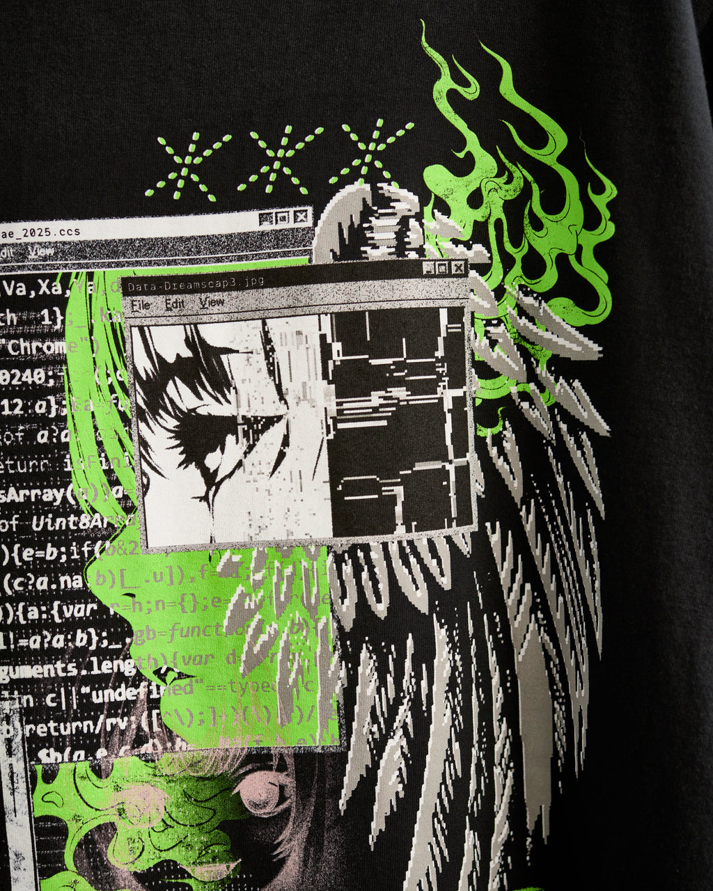 Data Dreamscape T-Shirt - Black