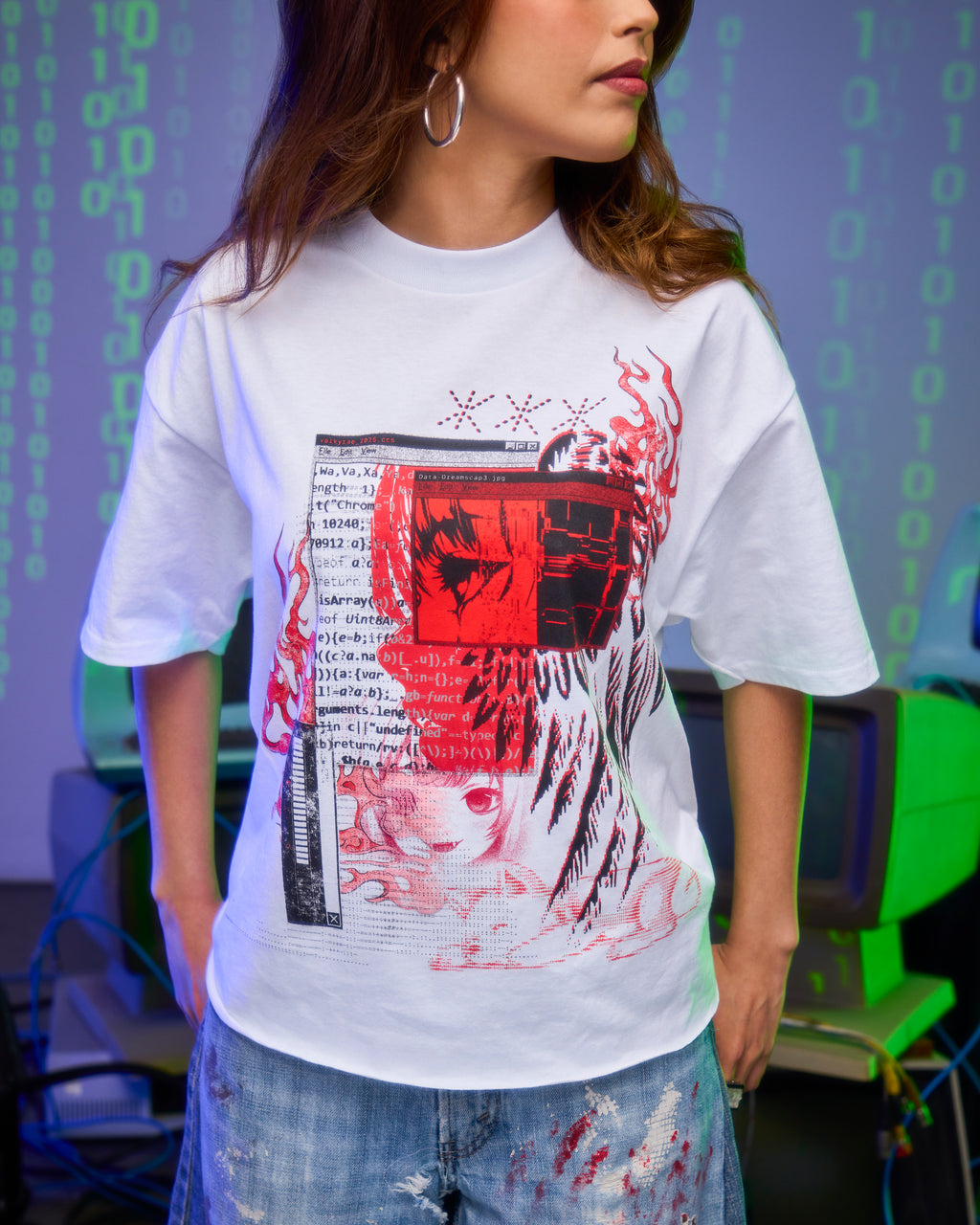 Data Dreamscape T-Shirt - White