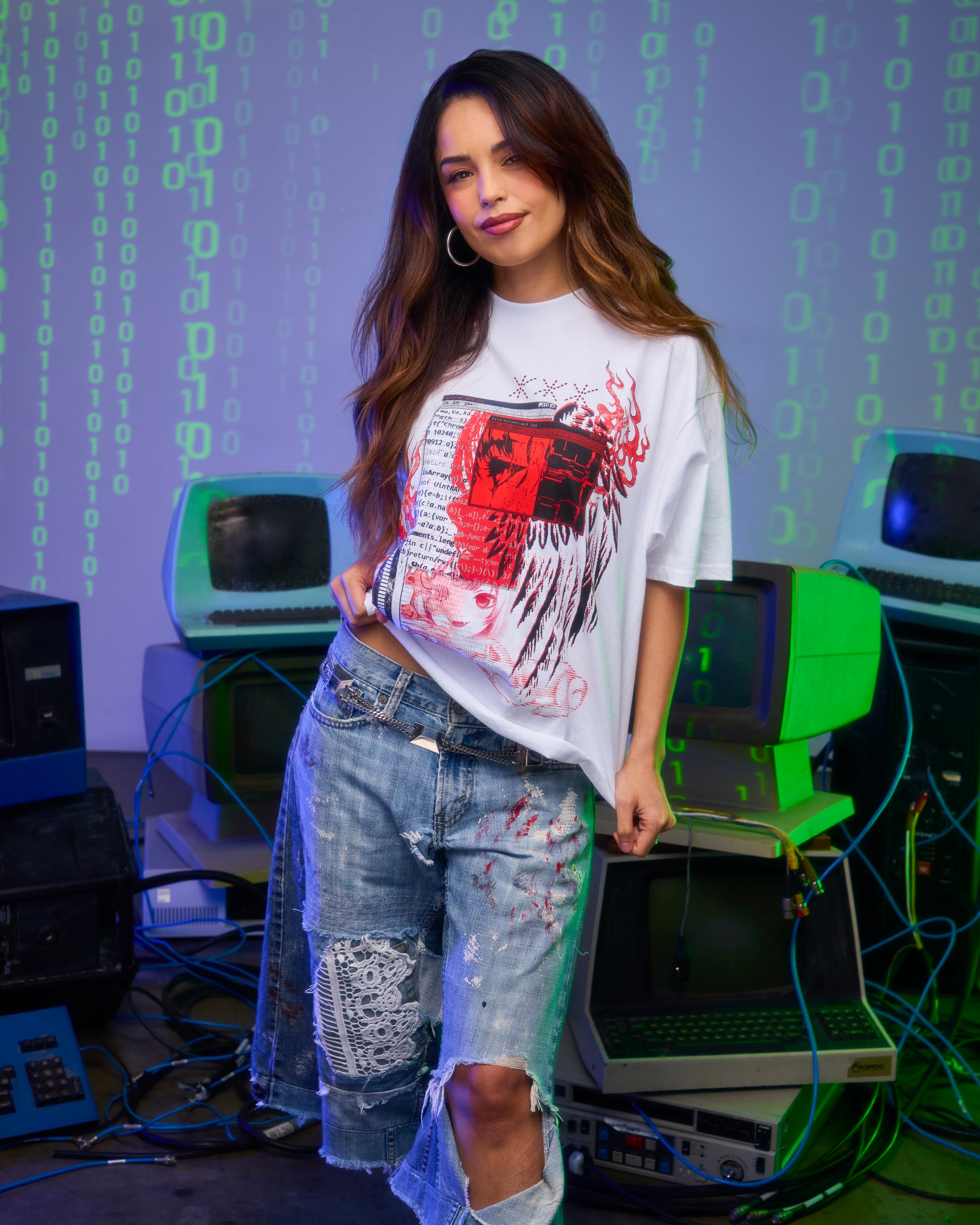 Data Dreamscape T-Shirt - White