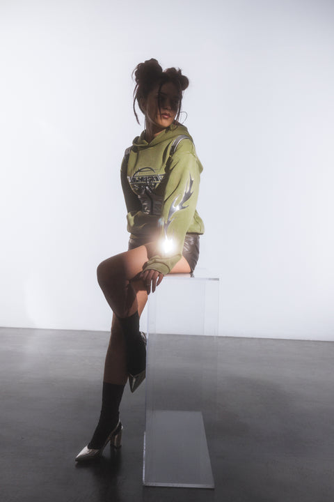 Chrome Green Hoodie