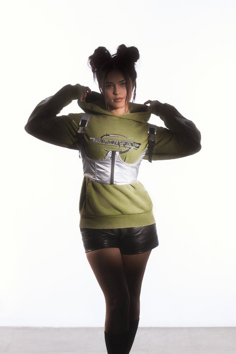 Chrome Green Hoodie