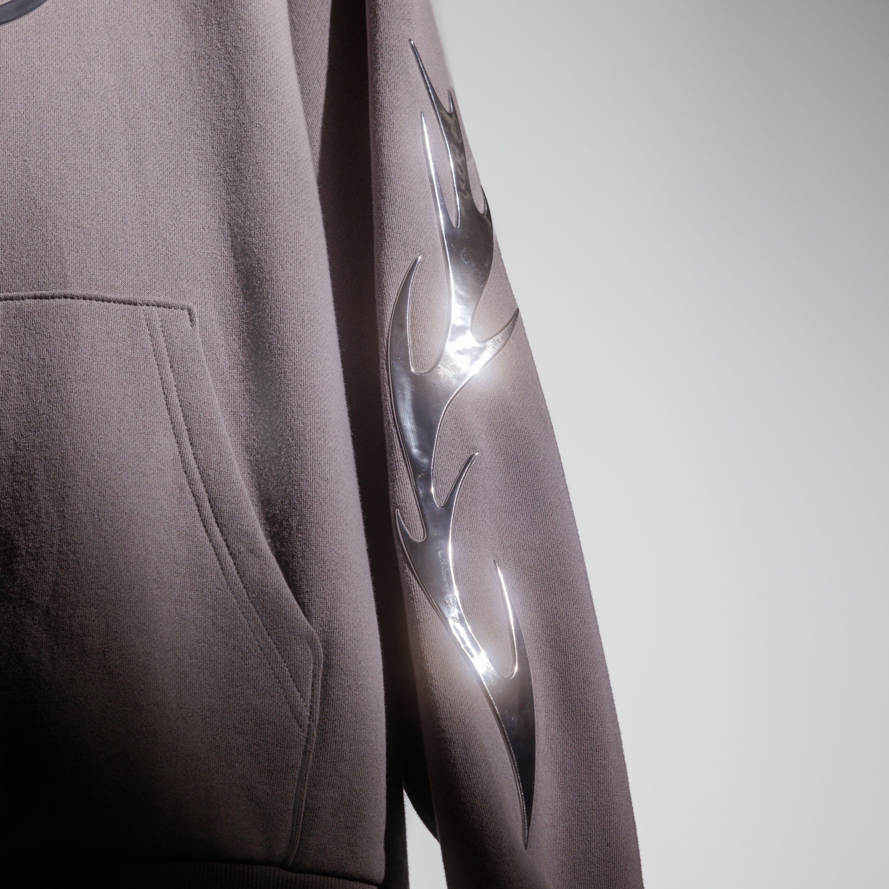 Chrome Gray Hoodie