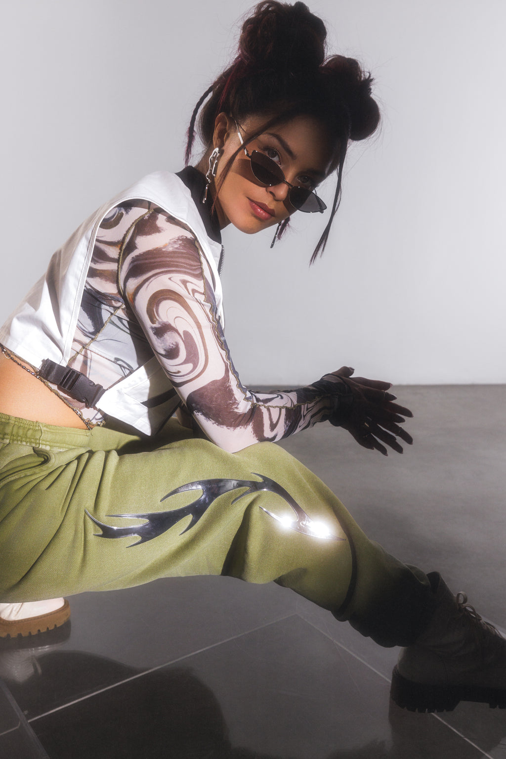 Chrome Green Sweatpants