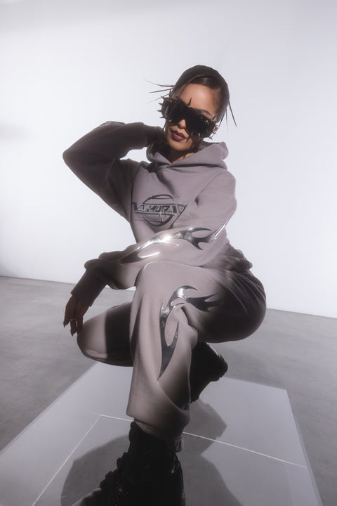 Chrome Gray Hoodie