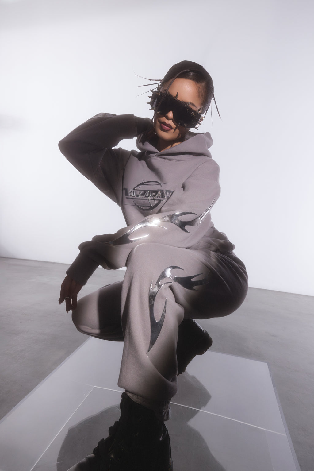 Chrome Gray Sweatpants