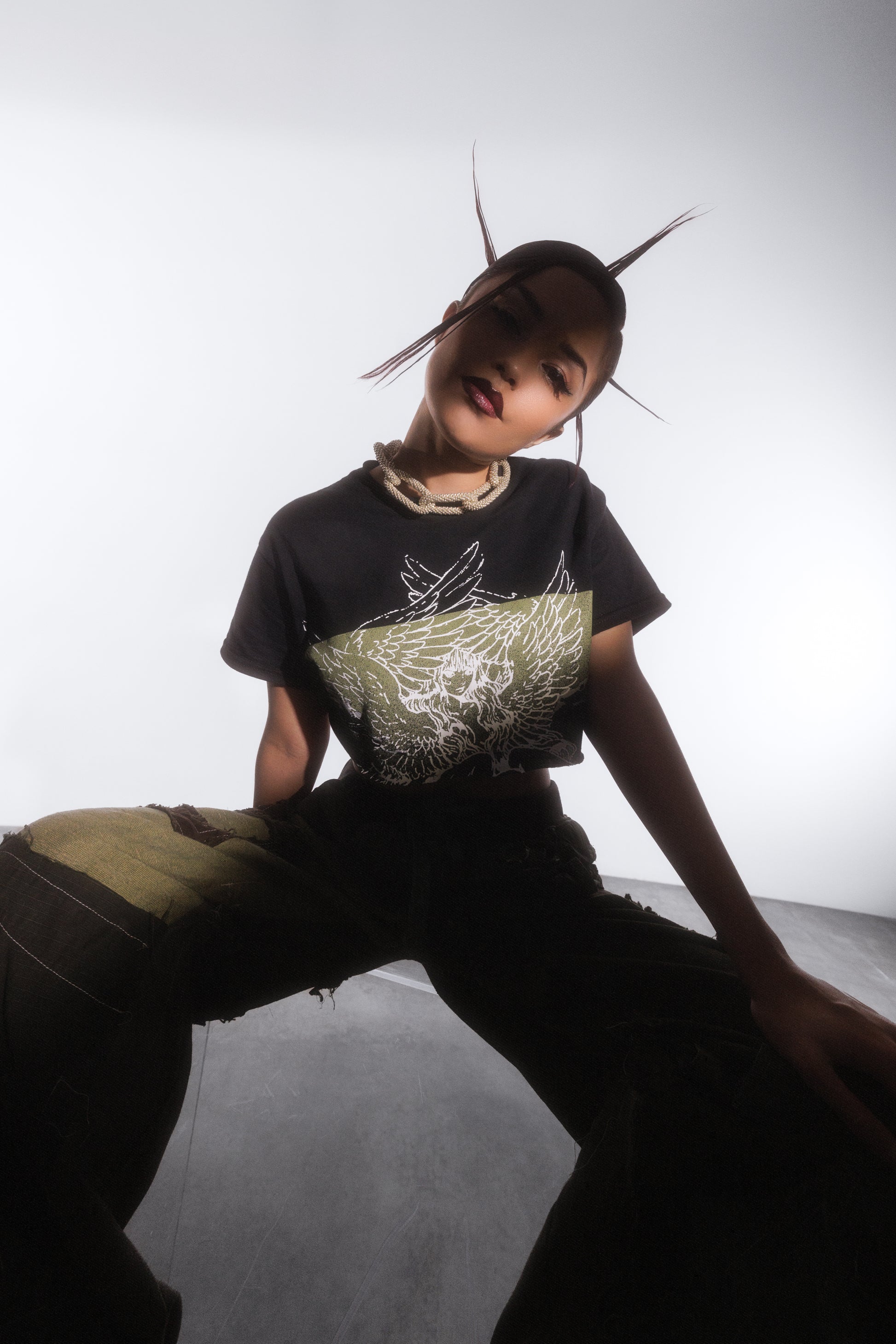 Wings Black Shirt
