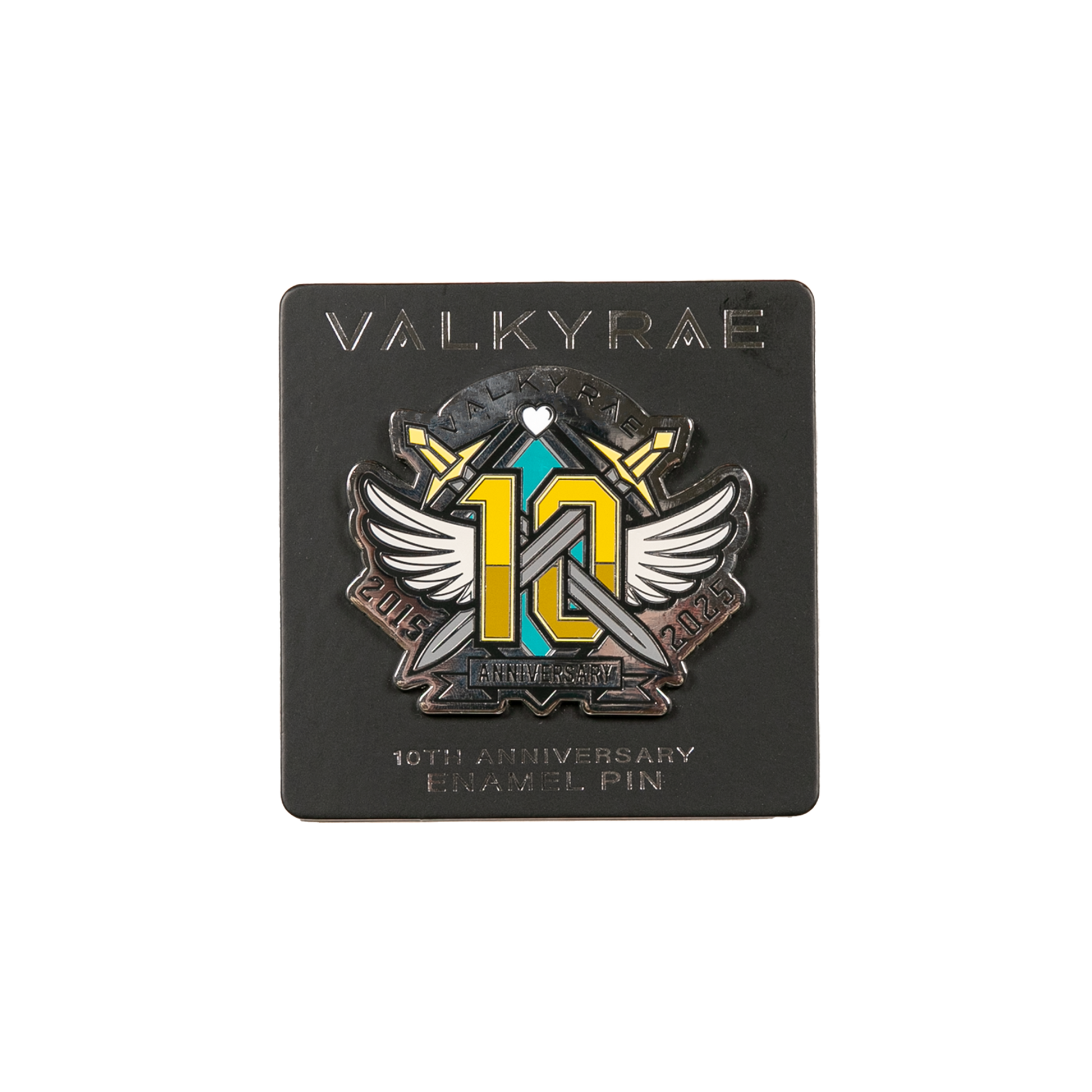 10 Year Anniversary SILVER Collectible Pin