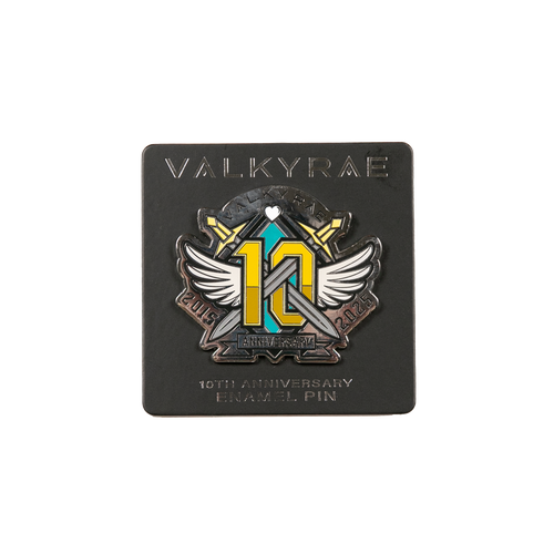 10 Year Anniversary SILVER Collectible Pin