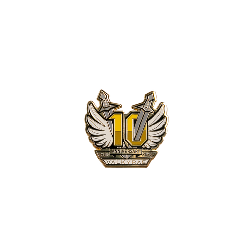 10 Year Anniversary GOLD Collectible Pin