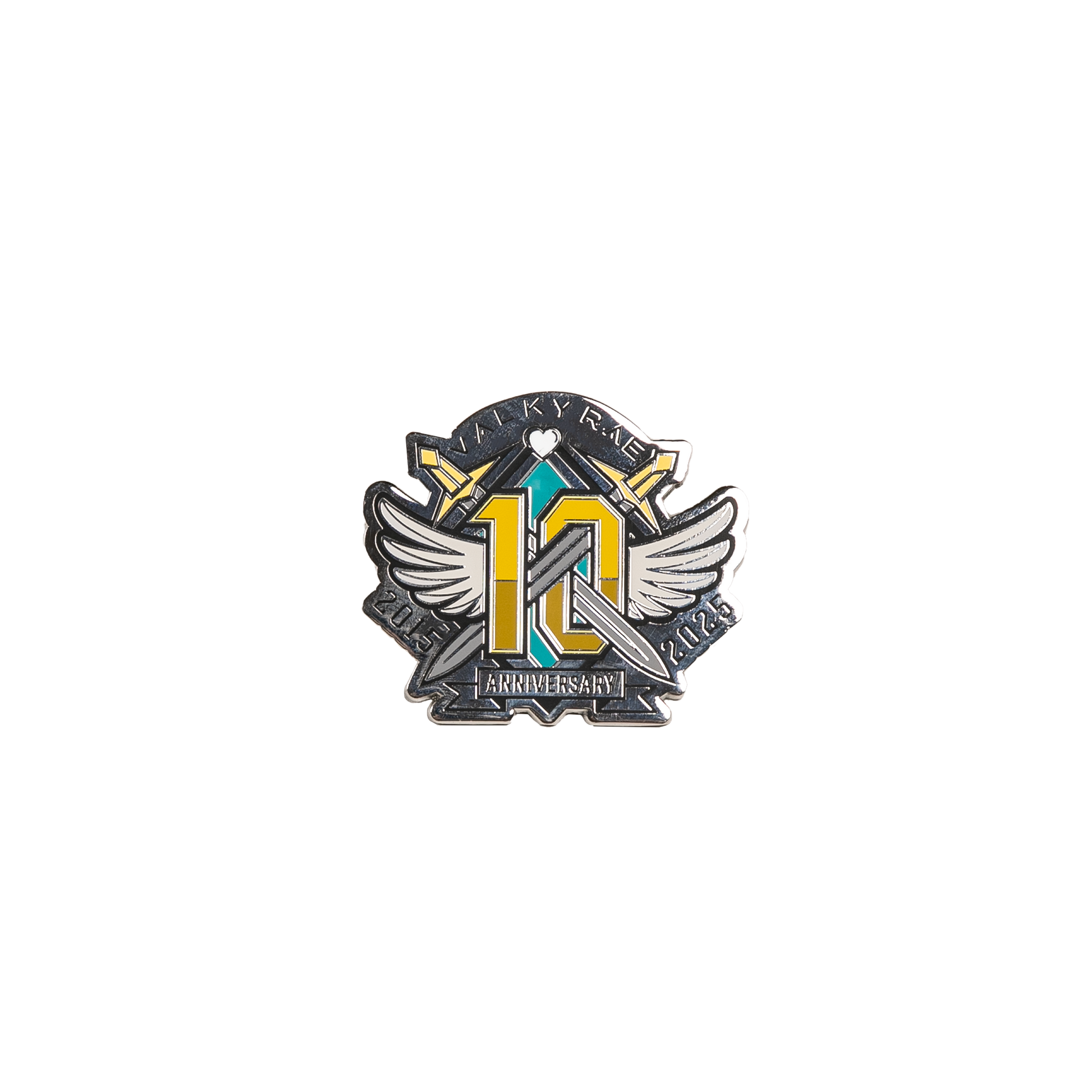 10 Year Anniversary SILVER Collectible Pin