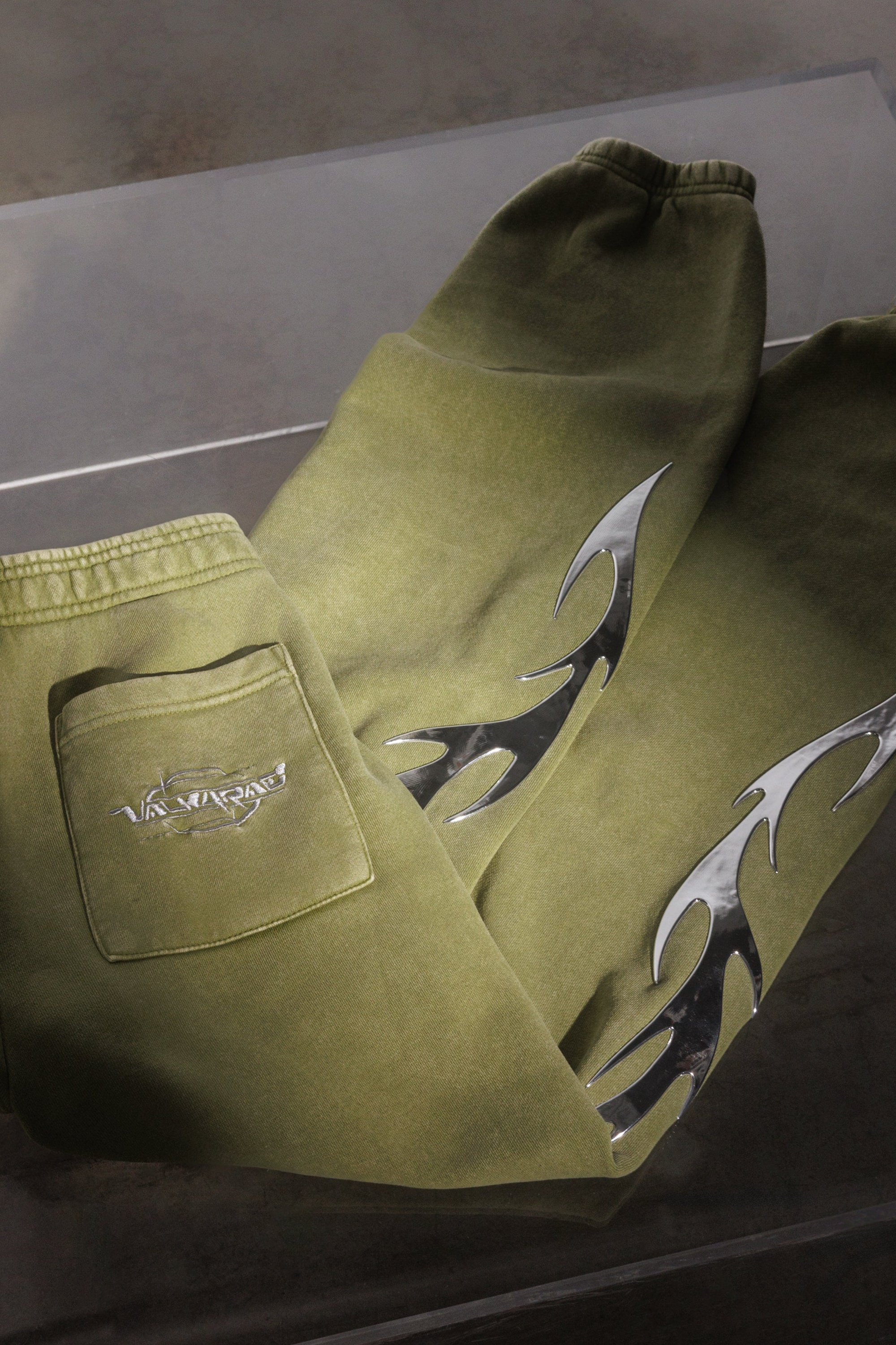 Chrome Green Sweatpants