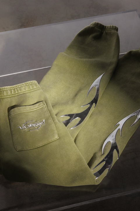 Chrome Green Sweatpants