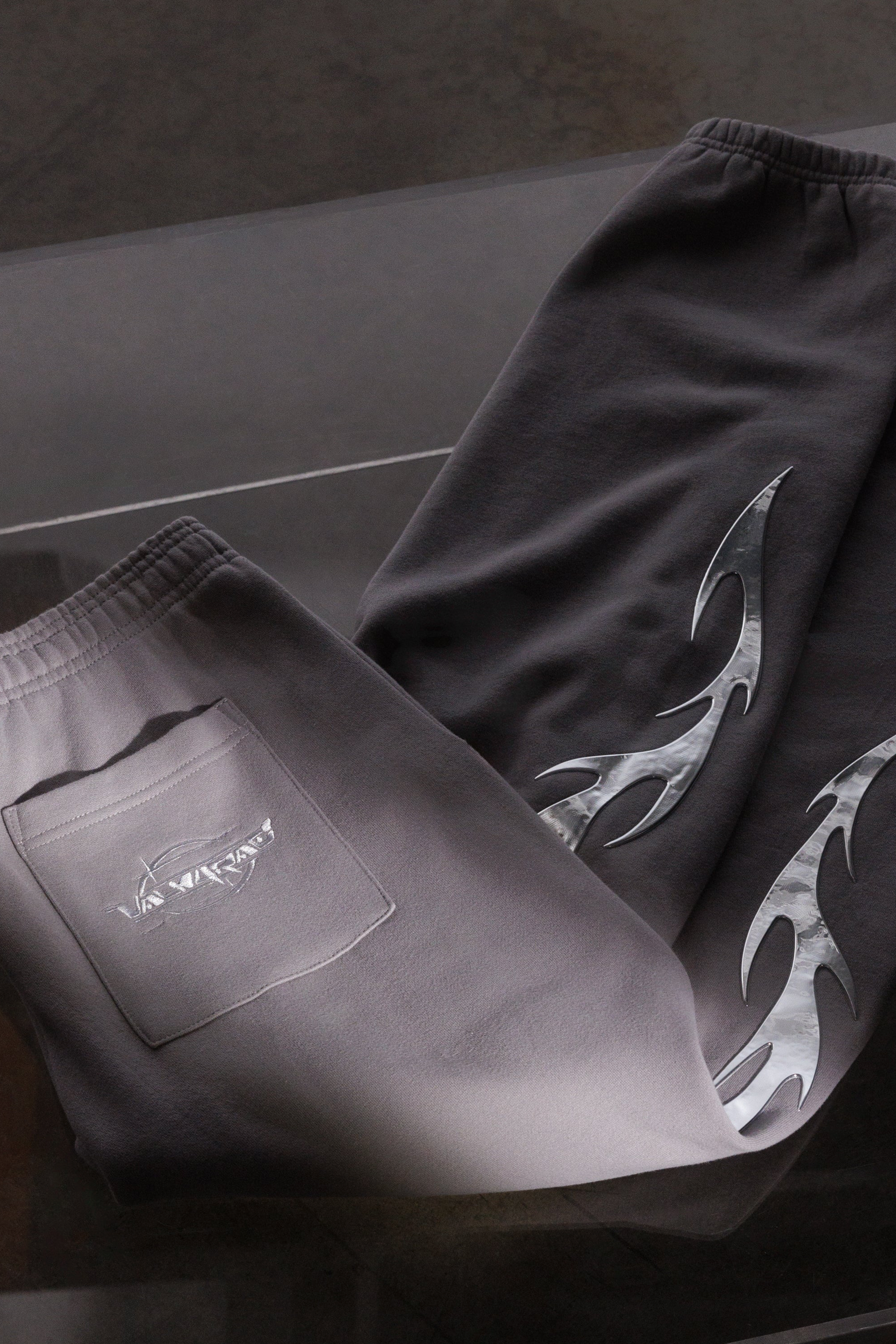 Chrome Gray Sweatpants