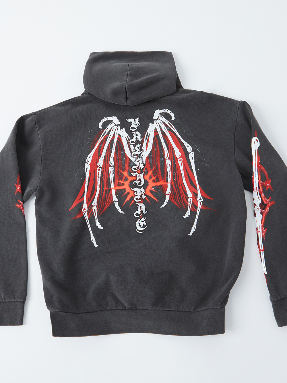 Black Heart Wings Hoodie