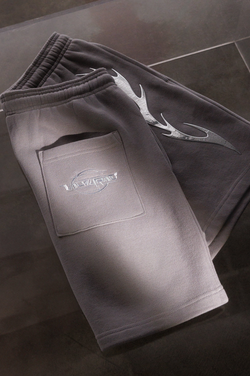 Chrome Gray Shorts