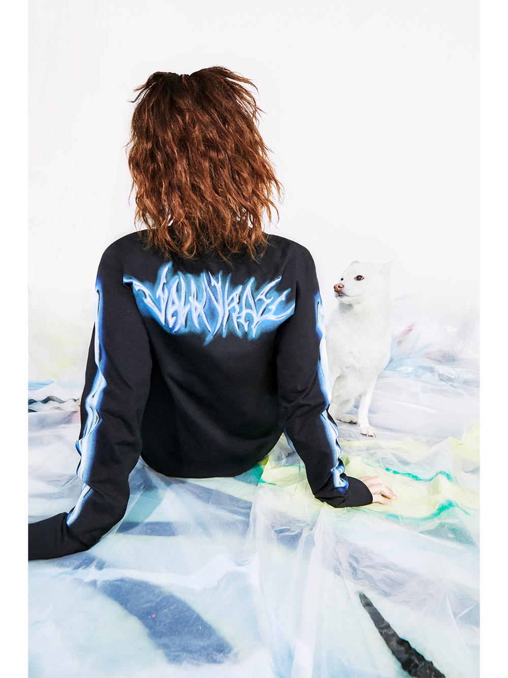 Black Skeleton Heart Long Sleeve